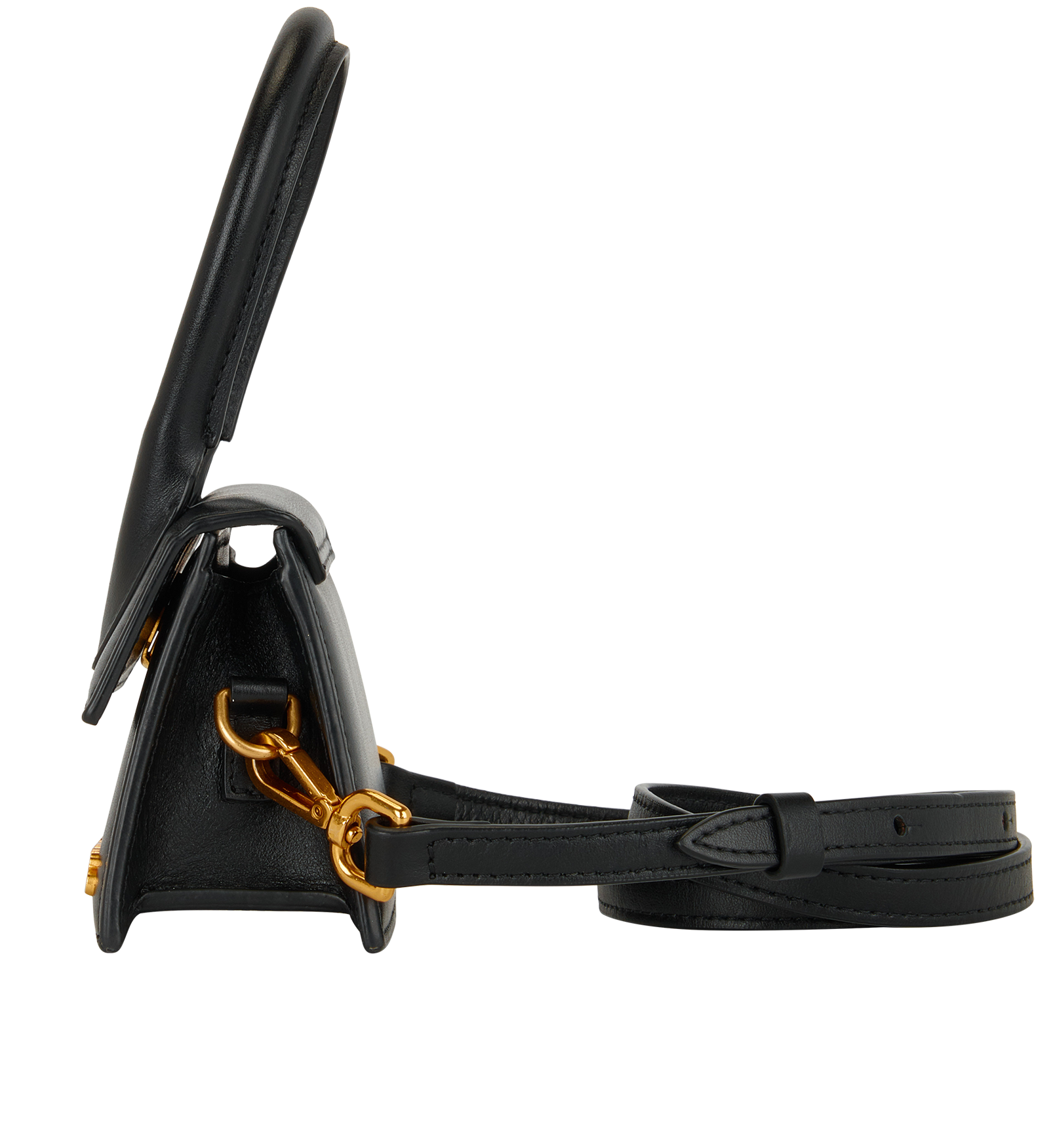 Mini Le Chiquito, &pound;200, Handbags, Black, Leather, Bottom view